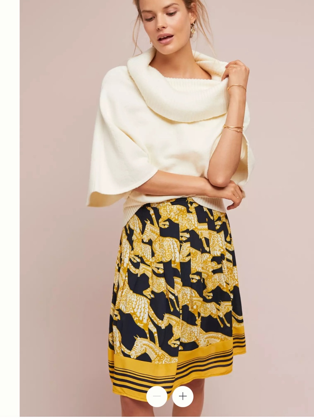 MAEVE by Anthropologie Jade A-Line Skirt Size 10